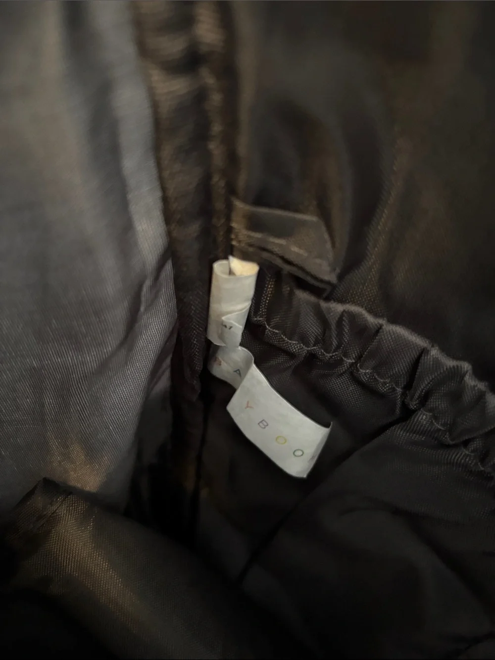 Gray and Black Baby Diaper Backpack Tote